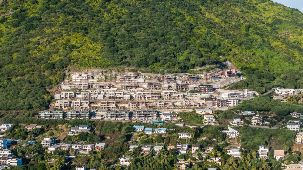 Luftbild Black River - Baustellen zum Neubau eines Stadtquartiers La Preneuse in Black River in Riviere Noire District, Mauritius