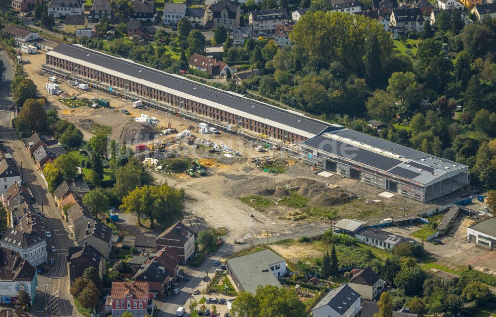 Dortmund aus der Vogelperspektive: Baustellen zum Neubau eines Stadtquartiers des Projekts Alte Gleisfabrik am Krückenweg in Dortmund im Bundesland Nordrhein-Westfalen, Deutschland