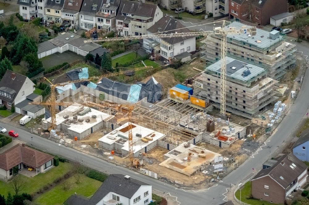 Hamm aus der Vogelperspektive: Baustellen zum Neubau eines Stadtquartiers Rietzgartenviertel im Ortsteil Hamm-Osten in Hamm im Bundesland Nordrhein-Westfalen, Deutschland