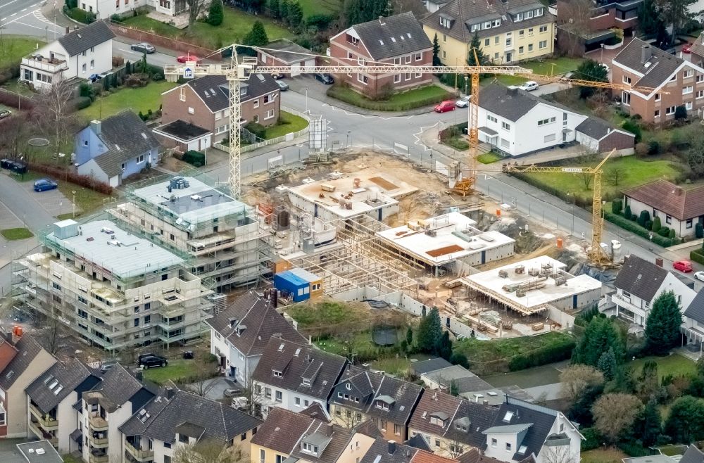 Hamm aus der Vogelperspektive: Baustellen zum Neubau eines Stadtquartiers Rietzgartenviertel im Ortsteil Hamm-Osten in Hamm im Bundesland Nordrhein-Westfalen, Deutschland