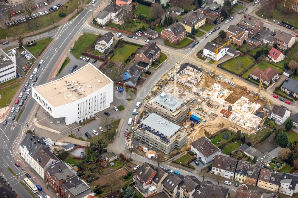 Luftbild Hamm - Baustellen zum Neubau eines Stadtquartiers Rietzgartenviertel im Ortsteil Hamm-Osten in Hamm im Bundesland Nordrhein-Westfalen, Deutschland