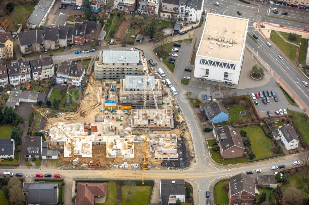 Hamm von oben - Baustellen zum Neubau eines Stadtquartiers Rietzgartenviertel im Ortsteil Hamm-Osten in Hamm im Bundesland Nordrhein-Westfalen, Deutschland