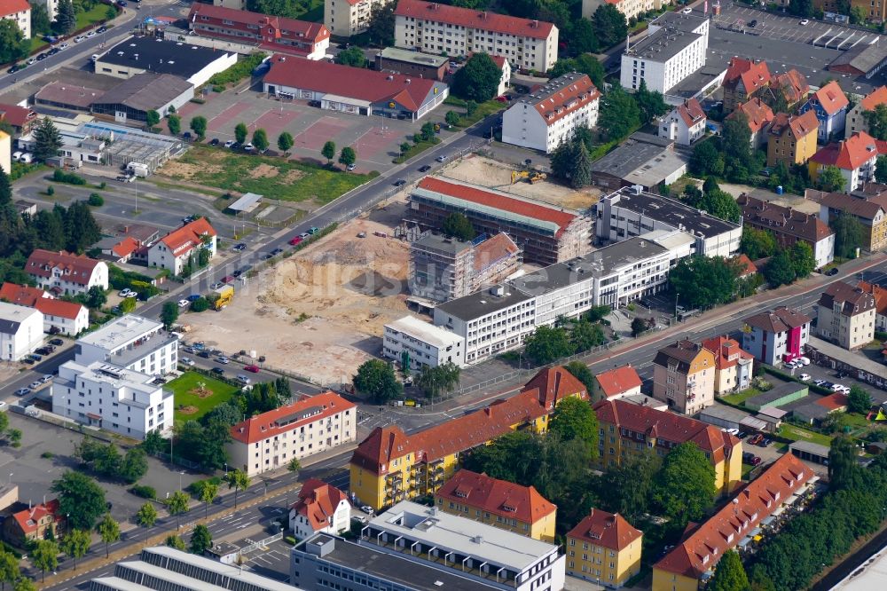 Luftbild Göttingen - Baustellen zum Neubau des Stadtquartiers Sartorius-Quartier in Göttingen im Bundesland Niedersachsen, Deutschland