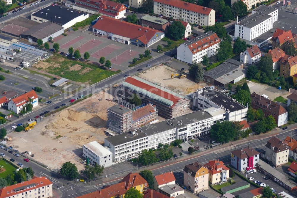 Luftaufnahme Göttingen - Baustellen zum Neubau des Stadtquartiers Sartorius-Quartier in Göttingen im Bundesland Niedersachsen, Deutschland