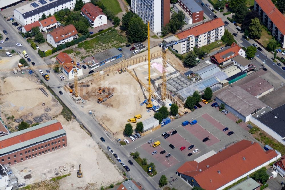 Luftbild Göttingen - Baustellen zum Neubau eines Stadtquartiers Sartoriusquartier in Göttingen im Bundesland Niedersachsen, Deutschland