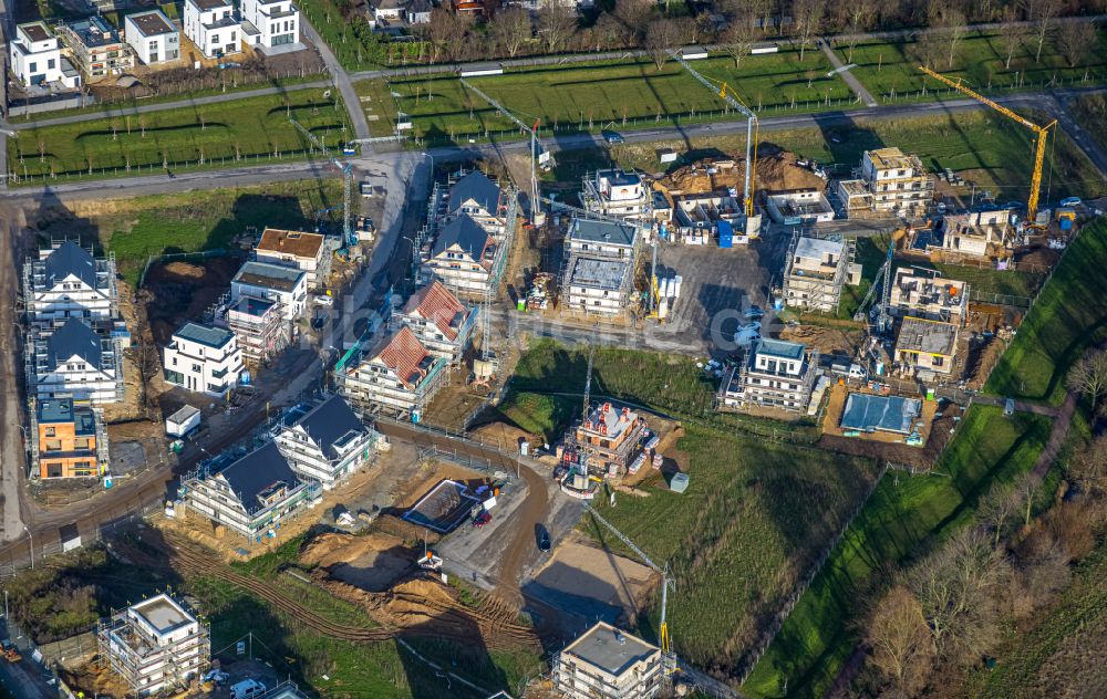 Luftaufnahme Duisburg - Baustellen Zum Neubau- Wohngebiet Einer ...