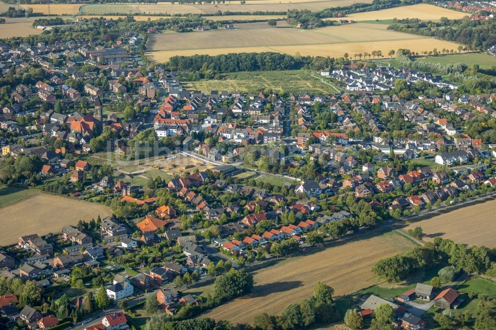 Luftbild Hamm - Baustellen zum Neubau- Wohngebiet einer Einfamilienhaus- Siedlung an der Dörholtstraße in Hamm im Bundesland Nordrhein-Westfalen, Deutschland