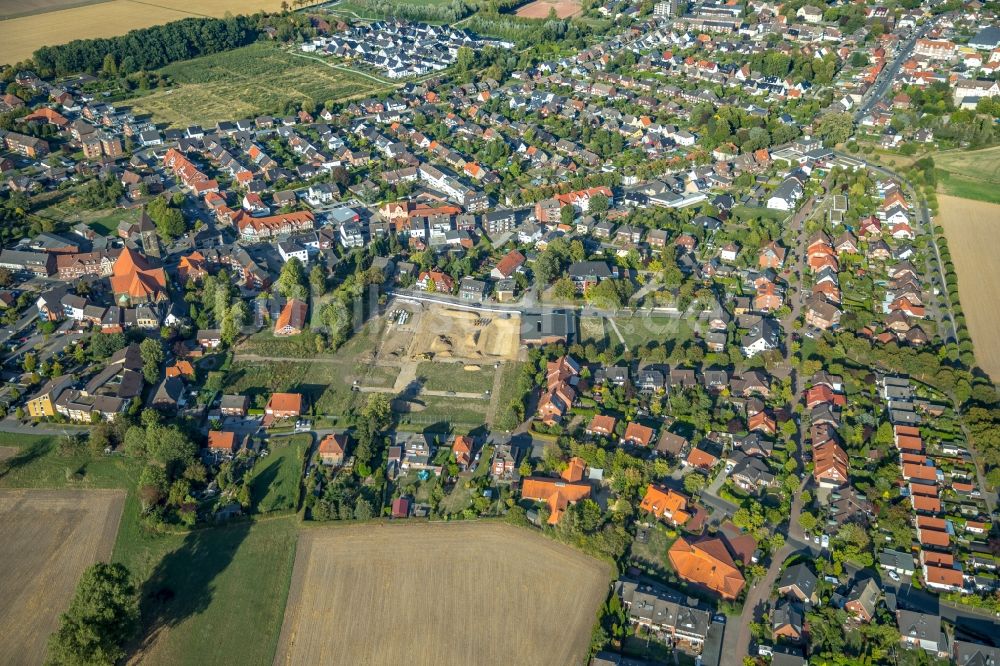 Luftbild Hamm - Baustellen zum Neubau- Wohngebiet einer Einfamilienhaus- Siedlung an der Dörholtstraße in Hamm im Bundesland Nordrhein-Westfalen, Deutschland