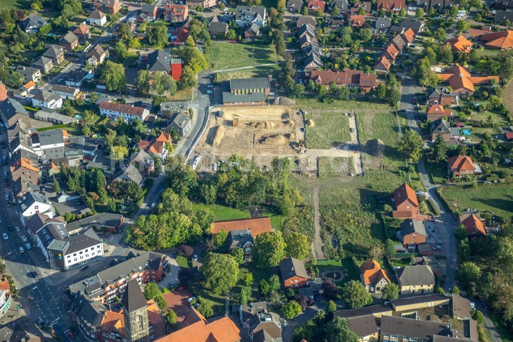 Luftbild Hamm - Baustellen zum Neubau- Wohngebiet einer Einfamilienhaus- Siedlung an der Dörholtstraße in Hamm im Bundesland Nordrhein-Westfalen, Deutschland