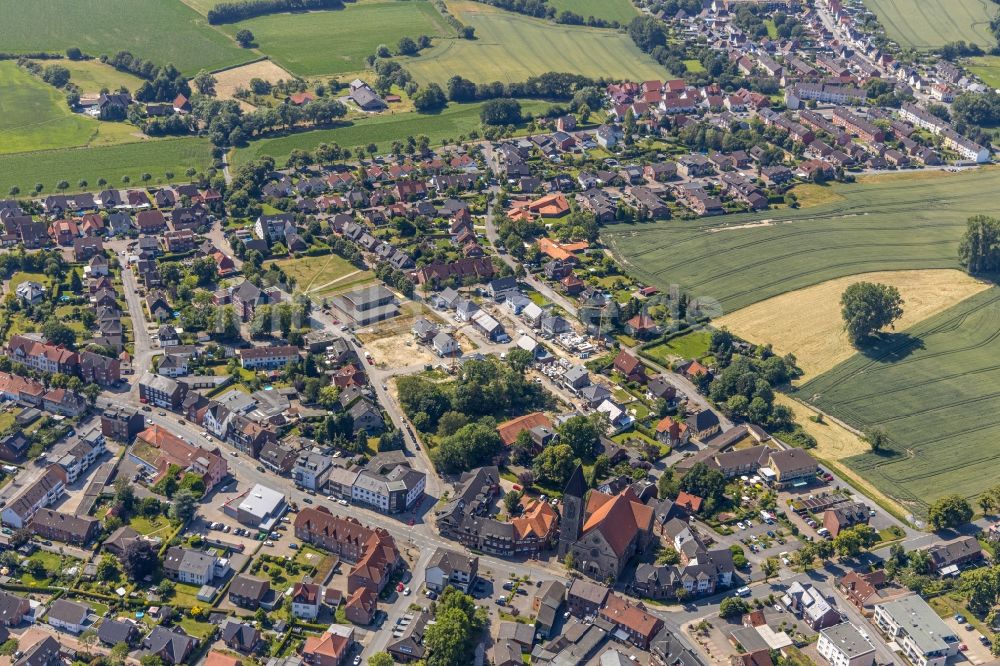 Luftbild Hamm - Baustellen zum Neubau- Wohngebiet einer Einfamilienhaus- Siedlung an der Dörholtstraße in Hamm im Bundesland Nordrhein-Westfalen, Deutschland