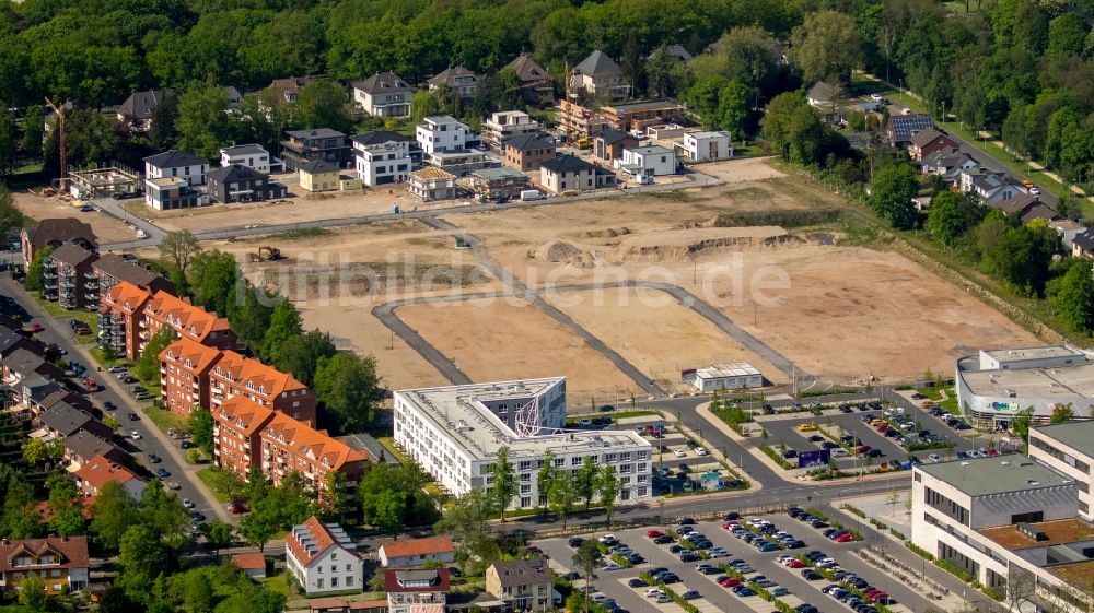 Luftbild Hamm - Baustellen zum Neubau- Wohngebiet einer Einfamilienhaus- Siedlung in Hamm im Bundesland Nordrhein-Westfalen