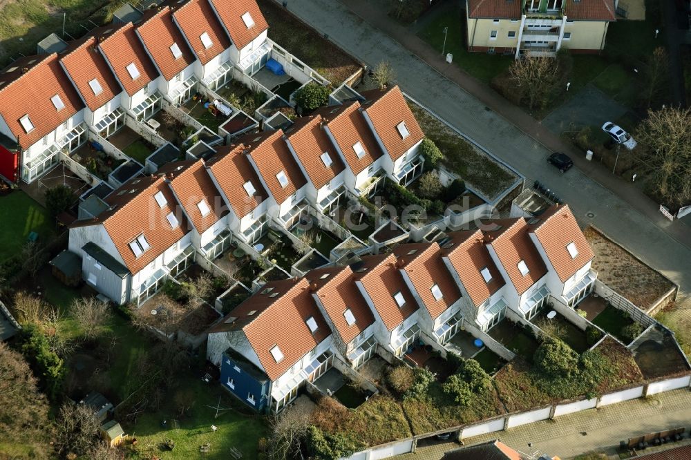 Hohen Neuendorf von oben - Baustellen zum Neubau- Wohngebiet einer Einfamilienhaus- Siedlung in Hohen Neuendorf im Bundesland Brandenburg