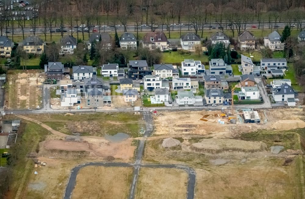 Luftaufnahme Hamm - Baustellen zum Neubau- Wohngebiet einer Einfamilienhaus- Siedlung Paracelsuspark der Paracelsus GmbH & Co. KG in Hamm im Bundesland Nordrhein-Westfalen