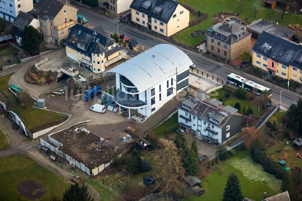 Luftbild Witten - Baustellen zum Neubau- Wohngebiet einer Einfamilienhaus- Siedlung in Stockum im Bundesland Nordrhein-Westfalen