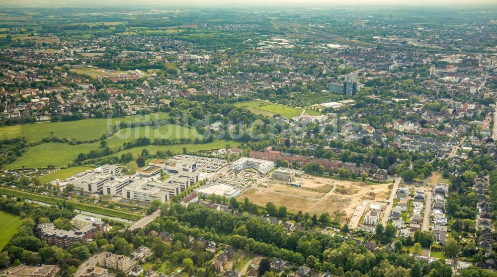 Luftbild Hamm - Baustellen zum Neubau- Wohngebiet einer Mehrfamilienhaus- Siedlung Paracelsuspark der Paracelsus GmbH & Co. KG in Hamm im Bundesland Nordrhein-Westfalen