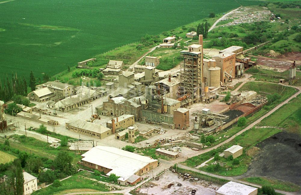 Magdeburg - Rothensee / Sachsen - Anhalt von oben - Baustoffwerk bei Magdeburg - Rothensee..