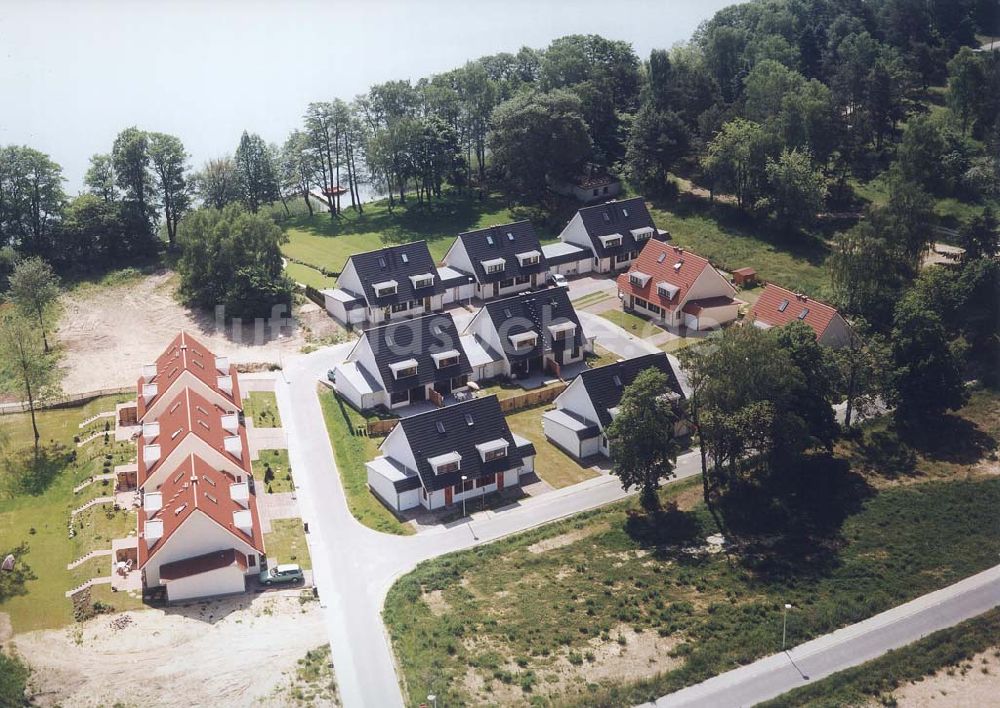 Wendisch Rietz / Brandenburg aus der Vogelperspektive: Bauvorhaben der NCC-SIAB Bau GmbH am Ring der Freundschaft inWendisch Rietz / Brandenburg.