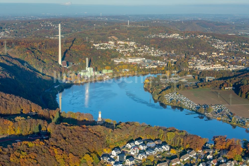 Luftbild Wetter (Ruhr) - Bauwerk des Aussichtsturmes Harkort - Turm in Wetter (Ruhr) im Bundesland Nordrhein-Westfalen