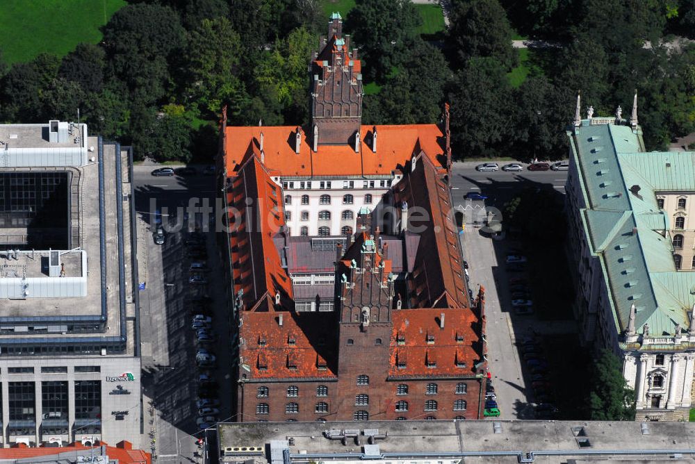 Luftaufnahme München - Bayerischer Verfassungsgerichtshof in München