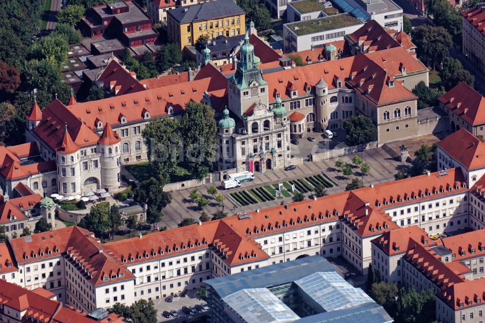 München aus der Vogelperspektive: Bayerisches Nationalmuseums an der Prinzregentenstraße in München im Bundesland Bayern