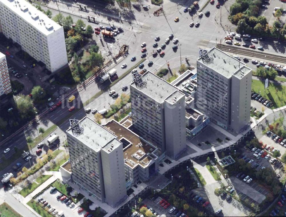 Berlin - Hohenschönhausen von oben - BCA-Hotels an der Landsberger Allee