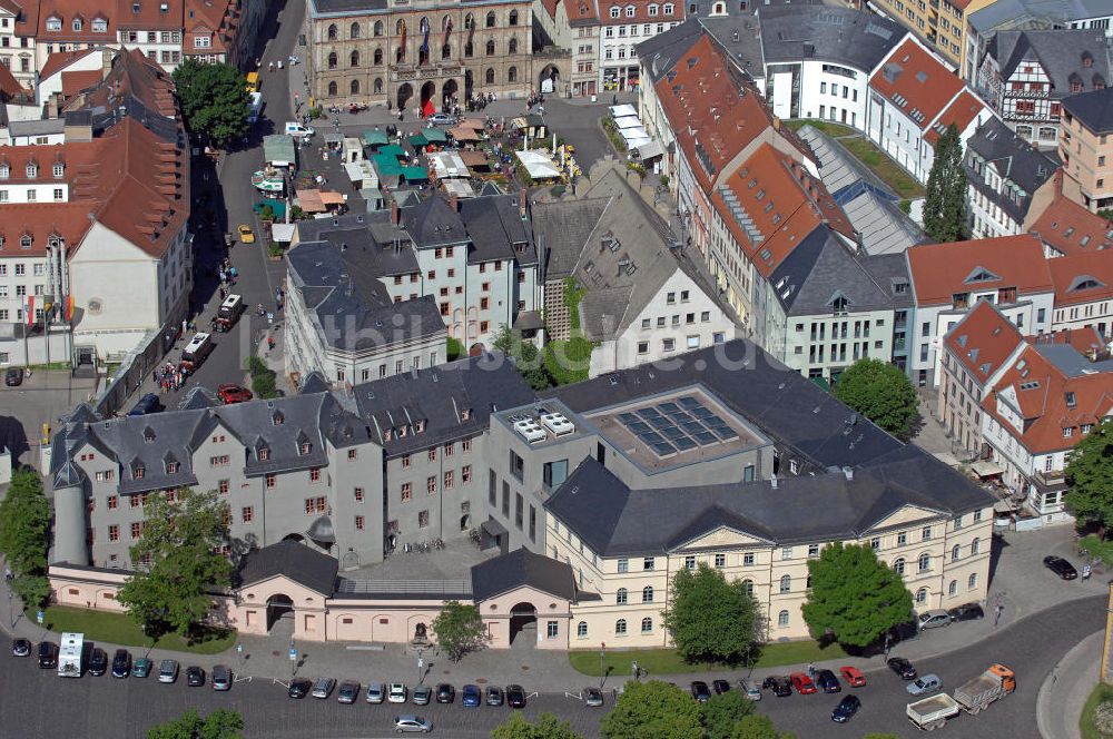 Luftaufnahme Weimar - Bücher-Kubus Weimar