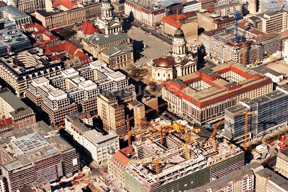 Luftaufnahme Berlin - Bebauung Atrium Friedrichstraße / Leipziger Straße