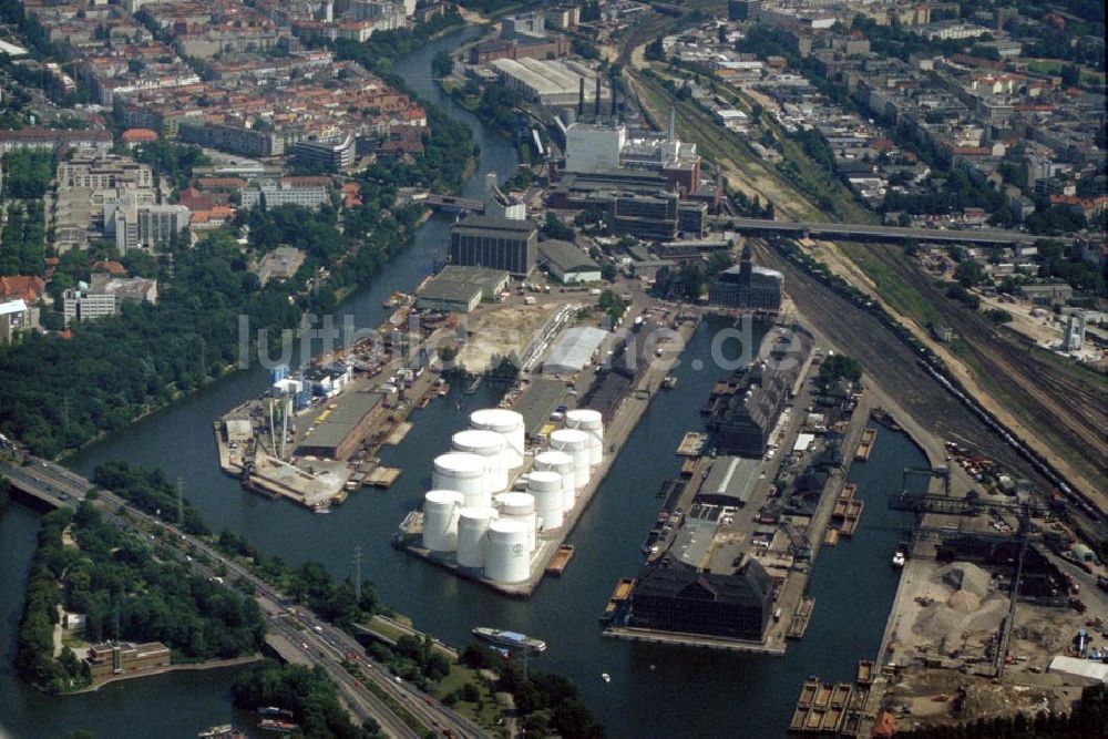 Berlin aus der Vogelperspektive: BEHALA Westhafen Berlin 1995