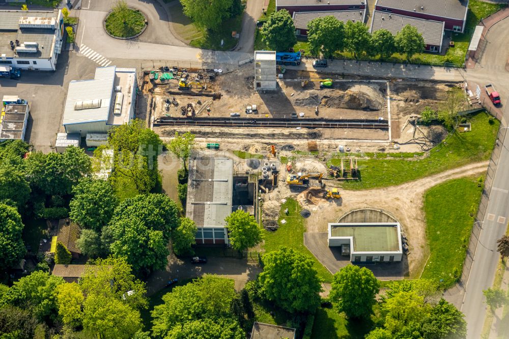 Herne von oben - Behinderten Heim und Werkstatt für betreutes Wohnen in Herne im Bundesland Nordrhein-Westfalen, Deutschland