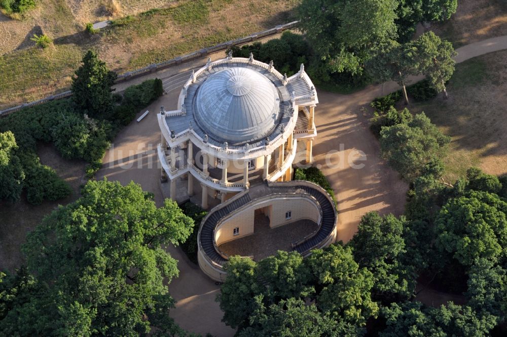 Potsdam aus der Vogelperspektive: Belvedere auf dem Klausberg in Potsdam im Bundesland Brandenburg