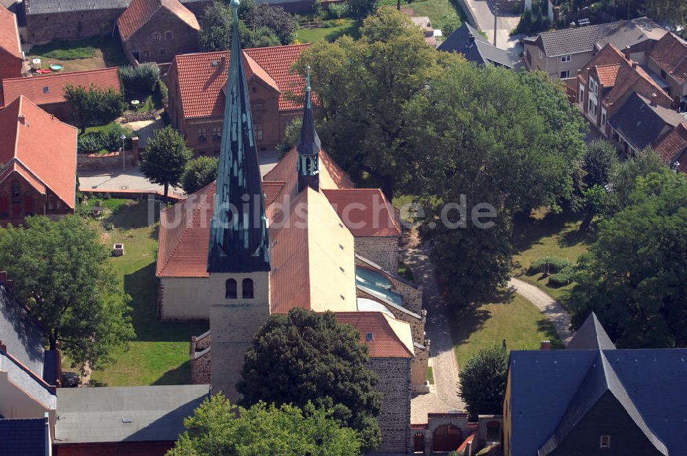 Gross Ammensleben aus der Vogelperspektive: Benediktinerkloster Groß Ammensleben