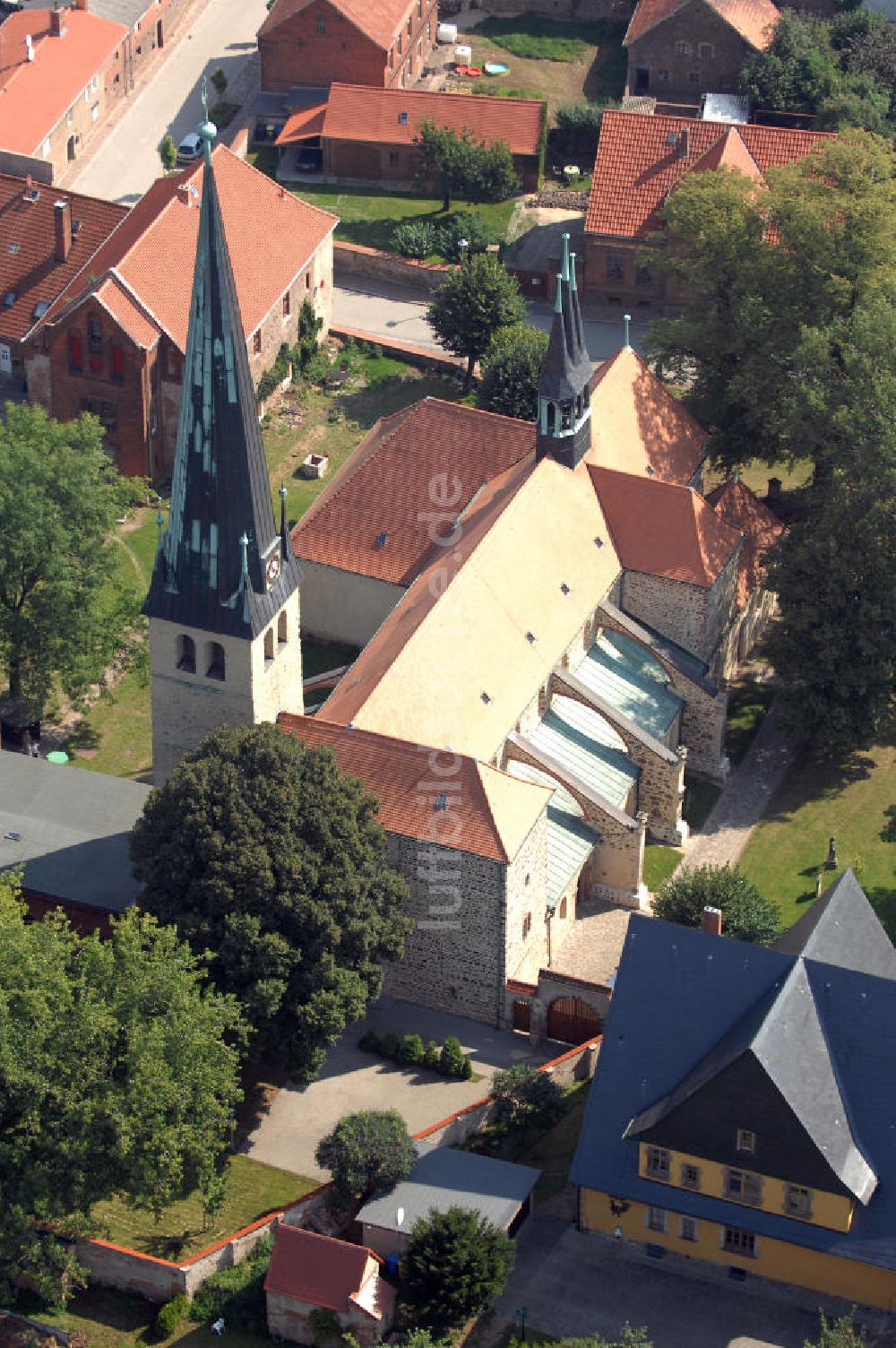 Luftbild Gross Ammensleben - Benediktinerkloster Groß Ammensleben