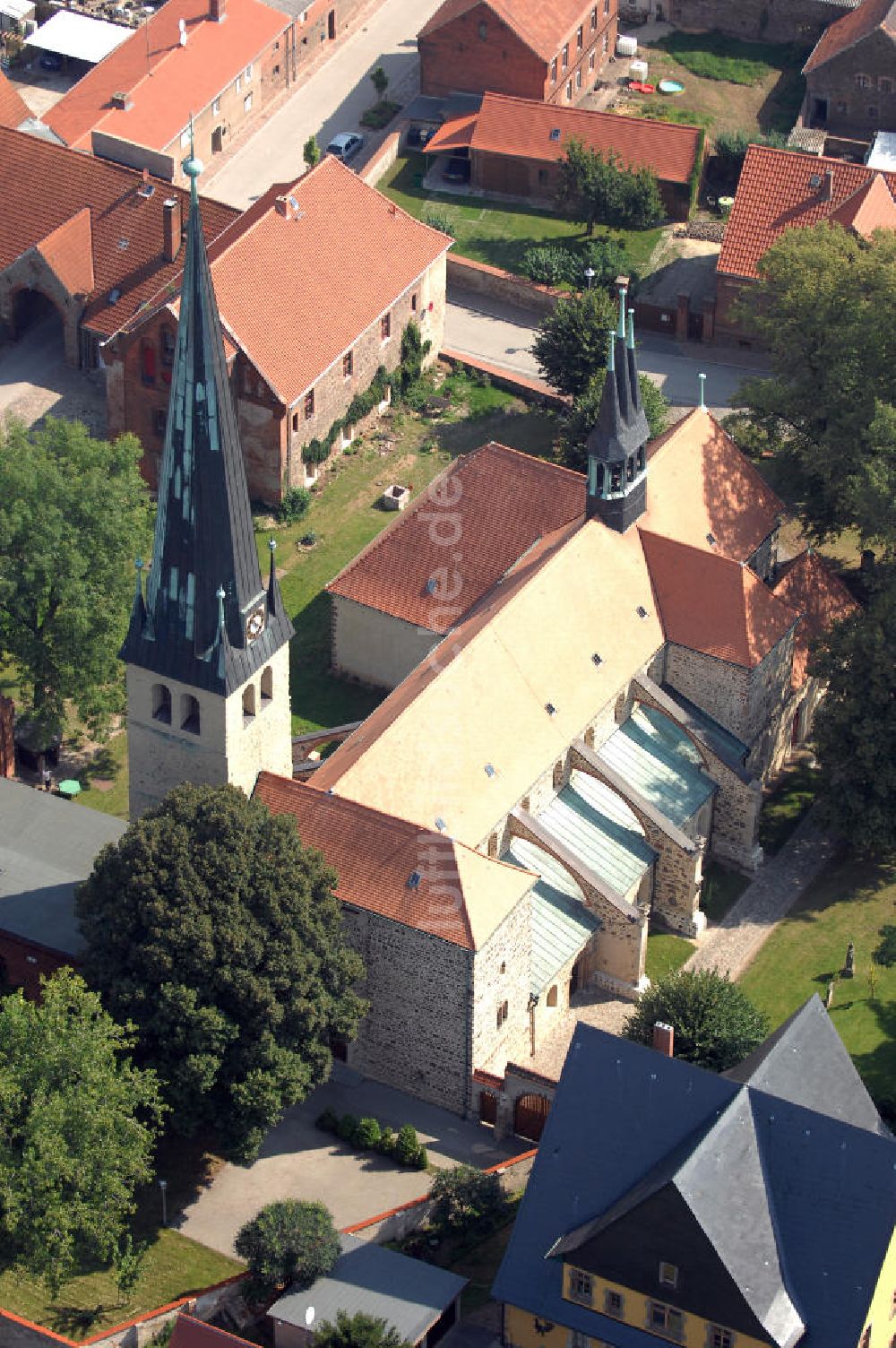 Luftaufnahme Gross Ammensleben - Benediktinerkloster Groß Ammensleben