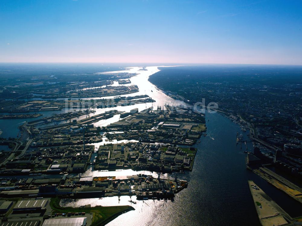 Hamburg von oben - Überblick über den Hamburger Hafen