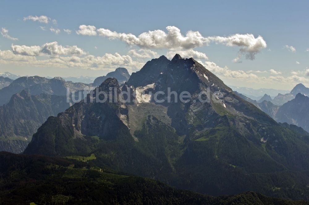 Luftaufnahme Grimentz - Berg- und Gletscher- Landschaft bei Grimentz im Canton Wallis in der Schweiz