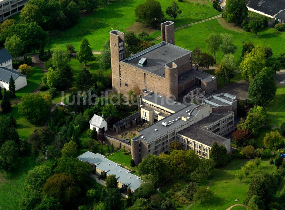 Luftaufnahme Vallendar - Berg Schönstatt in Vallendar im Bundesland Rheinland-Pfalz