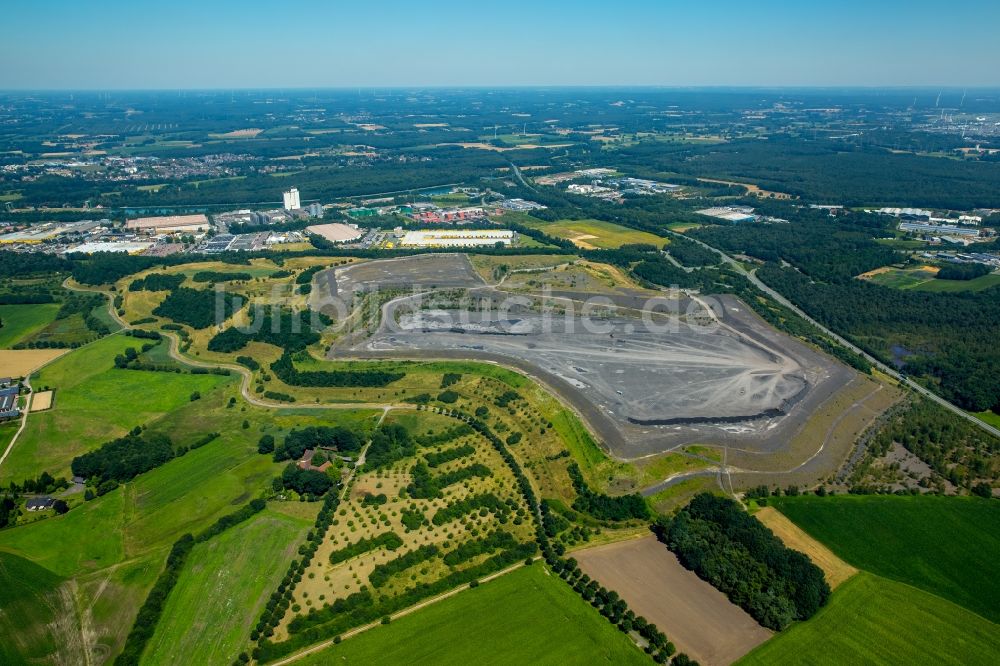 Luftbild Dorsten - Bergbau- Abraumhalde Kohleabbau in Dorsten im Bundesland Nordrhein-Westfalen