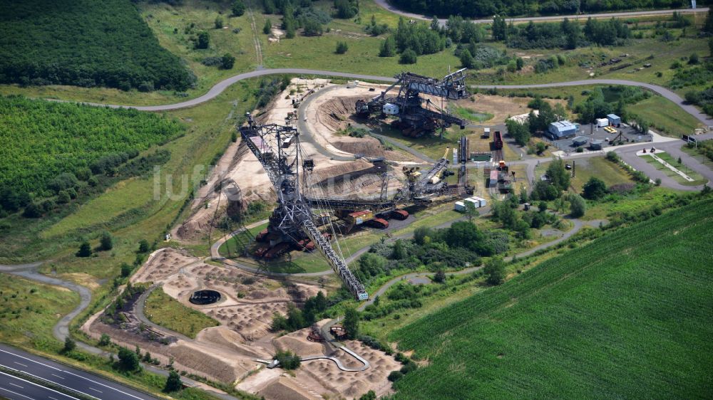 Luftbild Großpösna - Bergbau-Technik-Park in Großpösna im Bundesland Sachsen, Deutschland