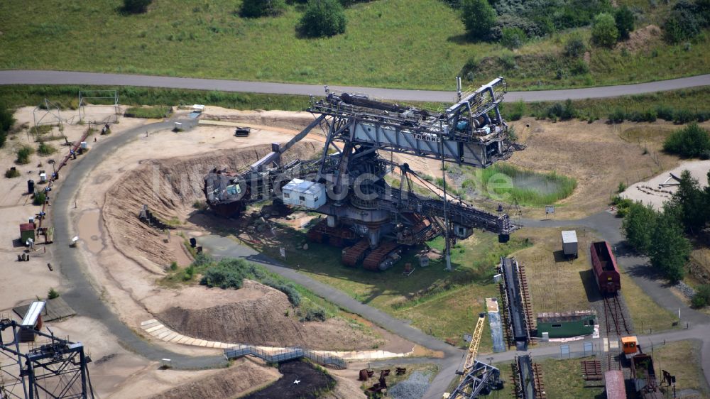 Großpösna von oben - Bergbau-Technik-Park in Großpösna im Bundesland Sachsen, Deutschland