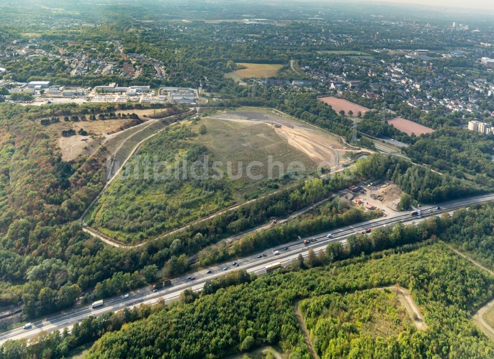 Luftbild Herne - Berghalde Pluto-Wilhelm in Herne im Bundesland Nordrhein-Westfalen