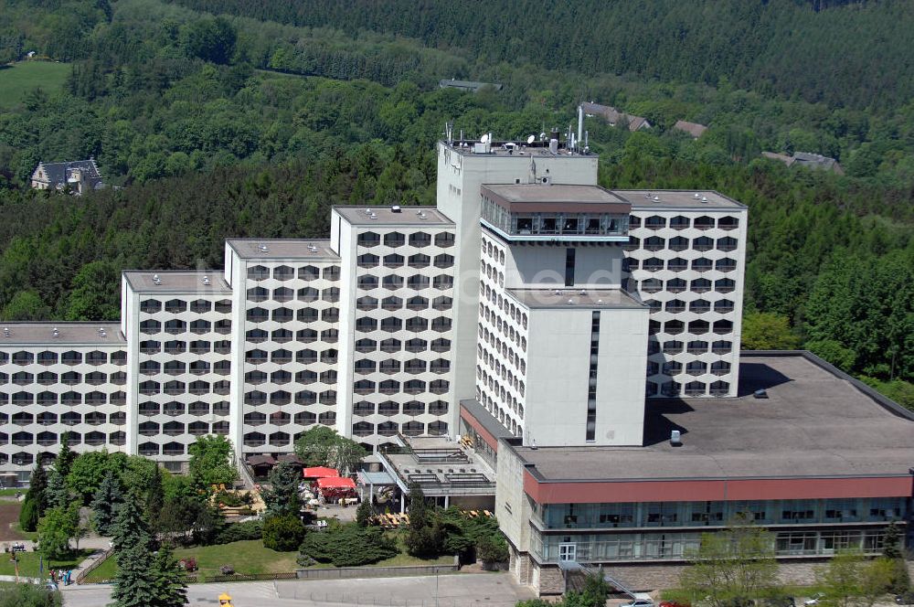 Friedrichroda aus der Vogelperspektive: Berghotel in Friedrichroda im Thüringer Wald