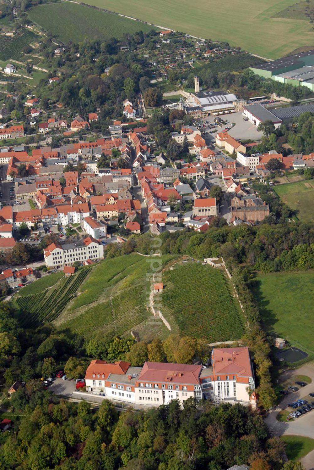 Luftbild Freyburg/Unstrut - Berghotel zum Edelacker