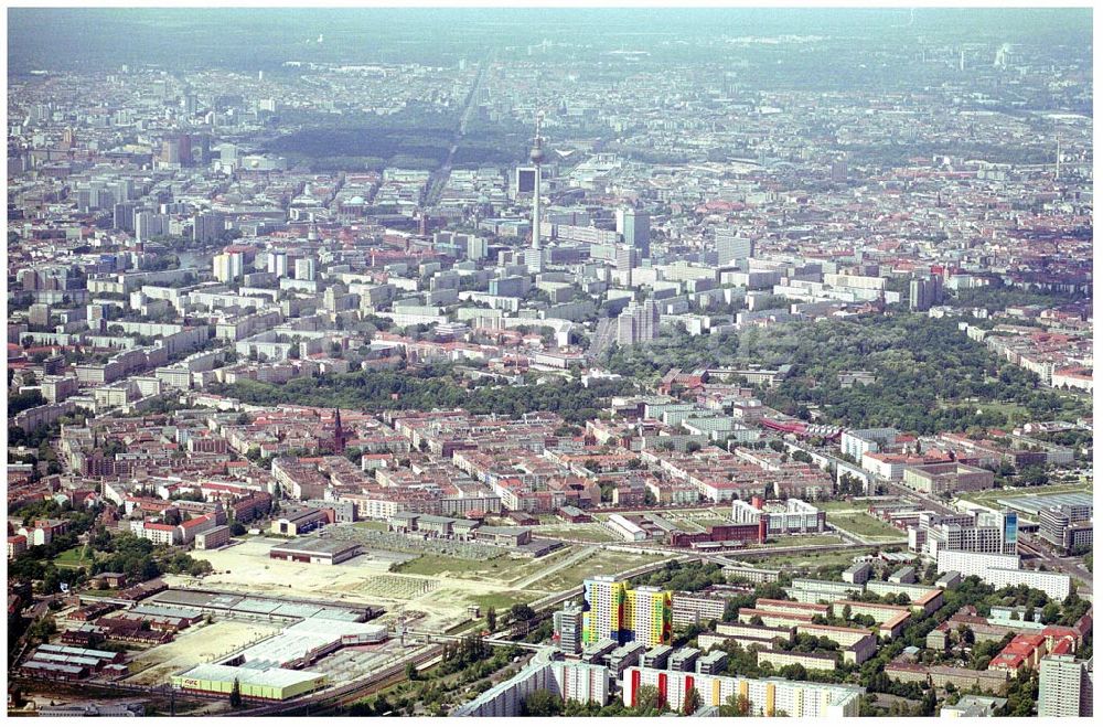 Berlin Lichtenberg / Mitte von oben - Berlin,