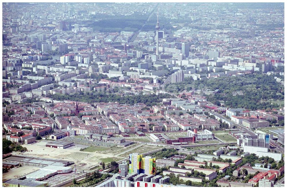 Berlin Lichtenberg / Mitte aus der Vogelperspektive: Berlin,