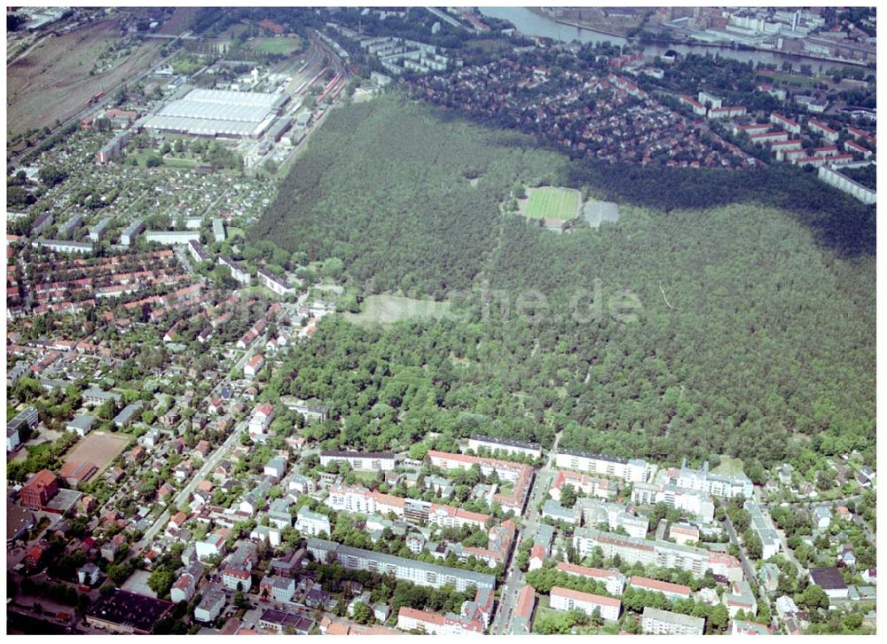 Luftaufnahme Berlin Lichtenberg - Berlin, Adlershof,