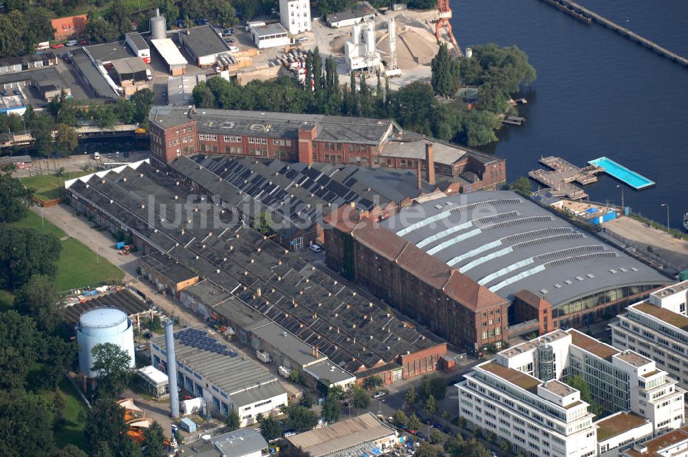 Luftaufnahme Berlin - Berlin Arena-Hallen