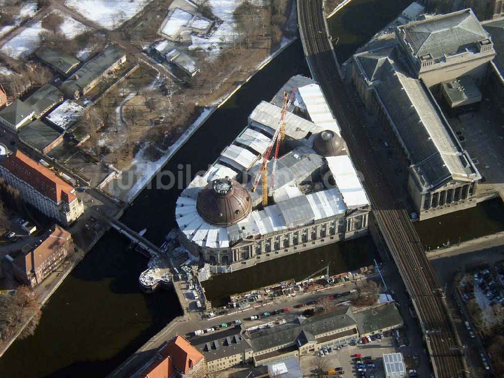 Luftaufnahme Berlin - Berlin 13.02.2003 Baustelle Berlin-Mitte Museumsinsel Pilot: Grahn