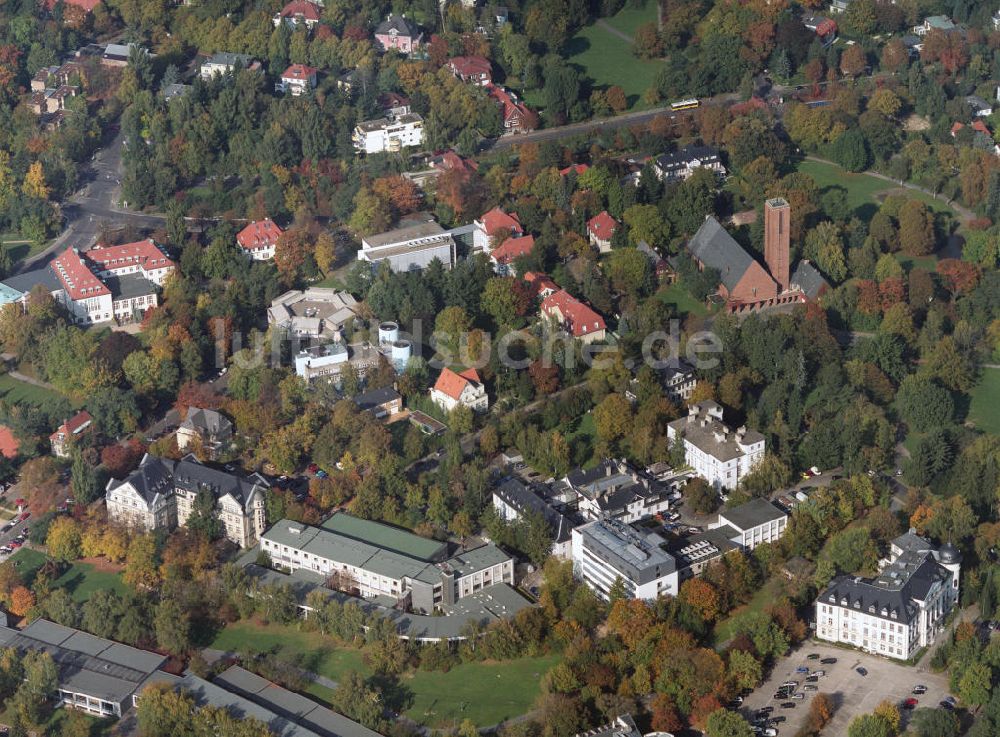 Berlin von oben - BERLIN im Bereich der Löhleinstrasse, Hittorfstrasse, Vant-Hoff-Strasse in Berlin-Dahlem