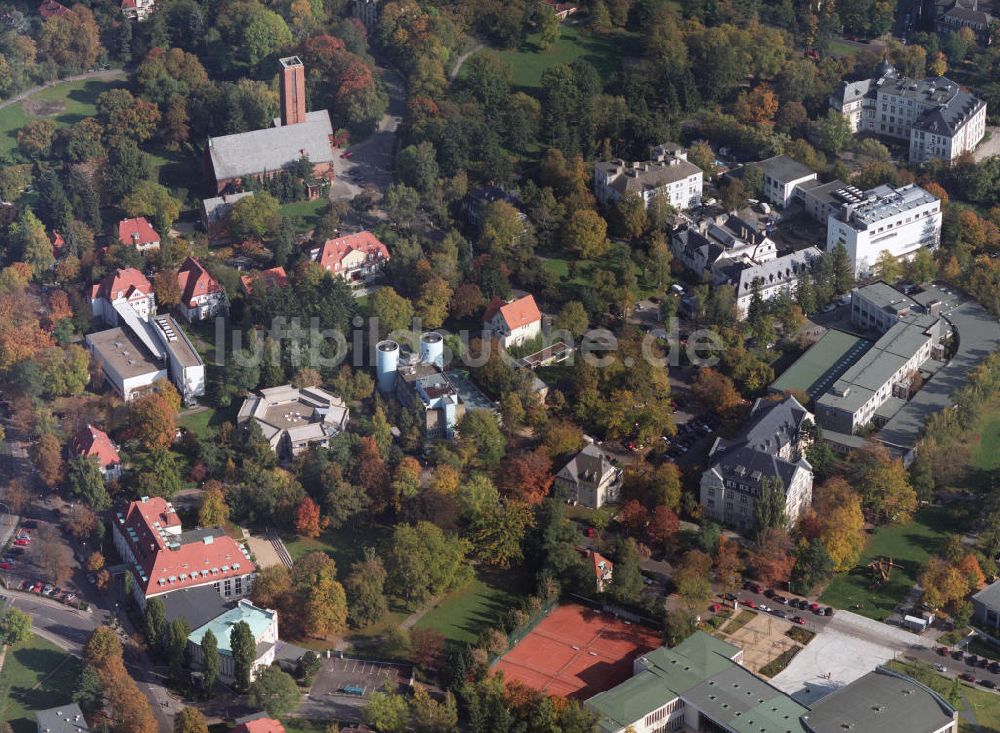 Luftaufnahme Berlin - BERLIN im Bereich der Löhleinstrasse, Hittorfstrasse, Vant-Hoff-Strasse in Berlin-Dahlem