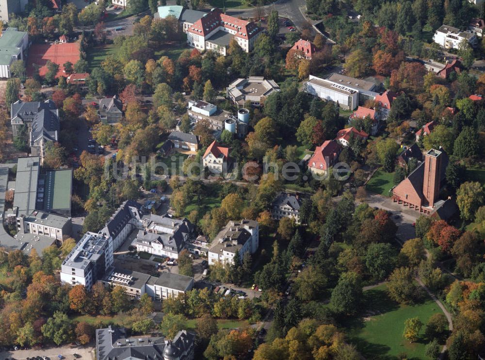 Luftbild Berlin - BERLIN im Bereich der Löhleinstrasse, Hittorfstrasse, Vant-Hoff-Strasse in Berlin-Dahlem